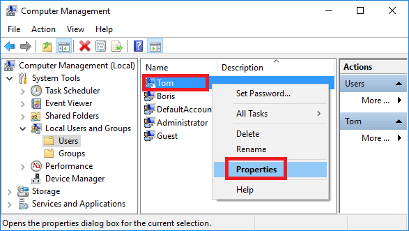 3-empêcher les utilisateurs Windows 10 de modifier ou d'ajouter un mot de passe